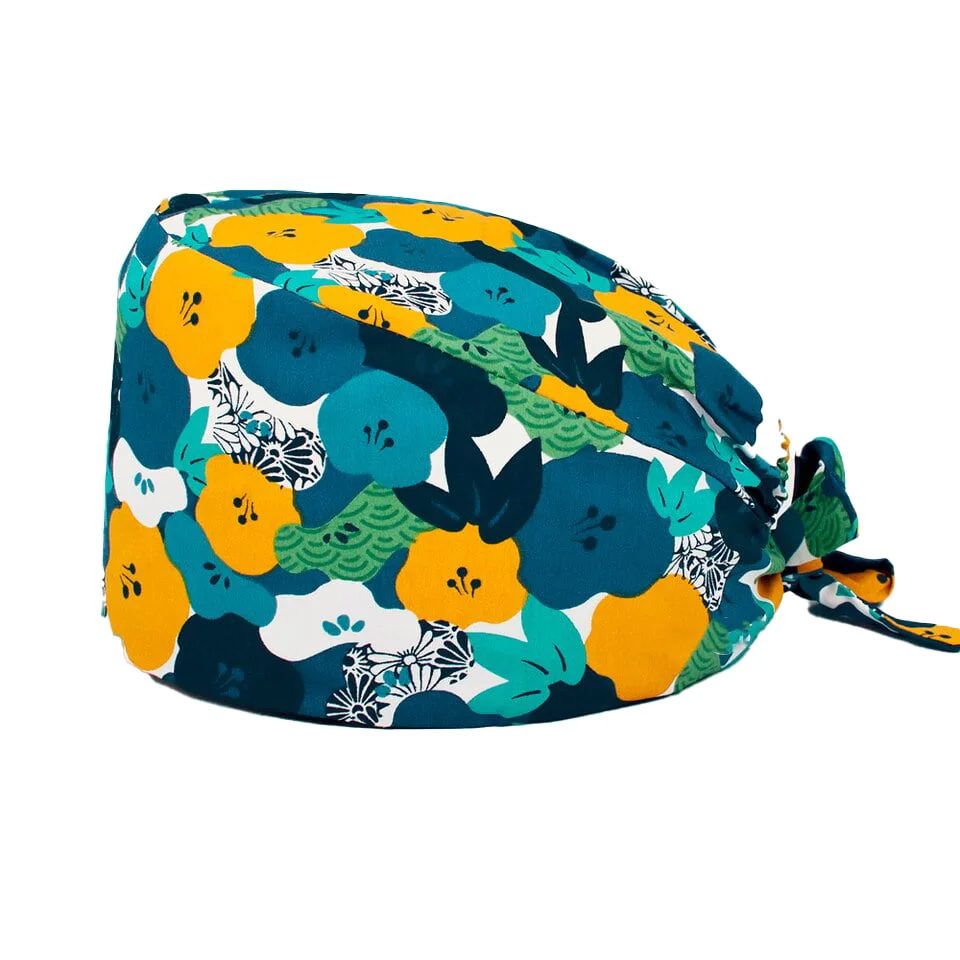 bonnet de bloc motifs nénuphar
