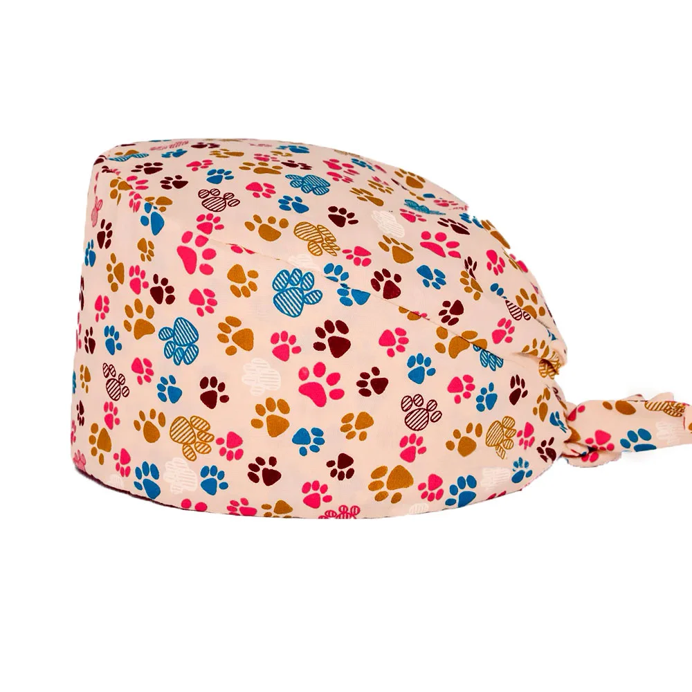 scrub cap vétérinaire - cat's paw