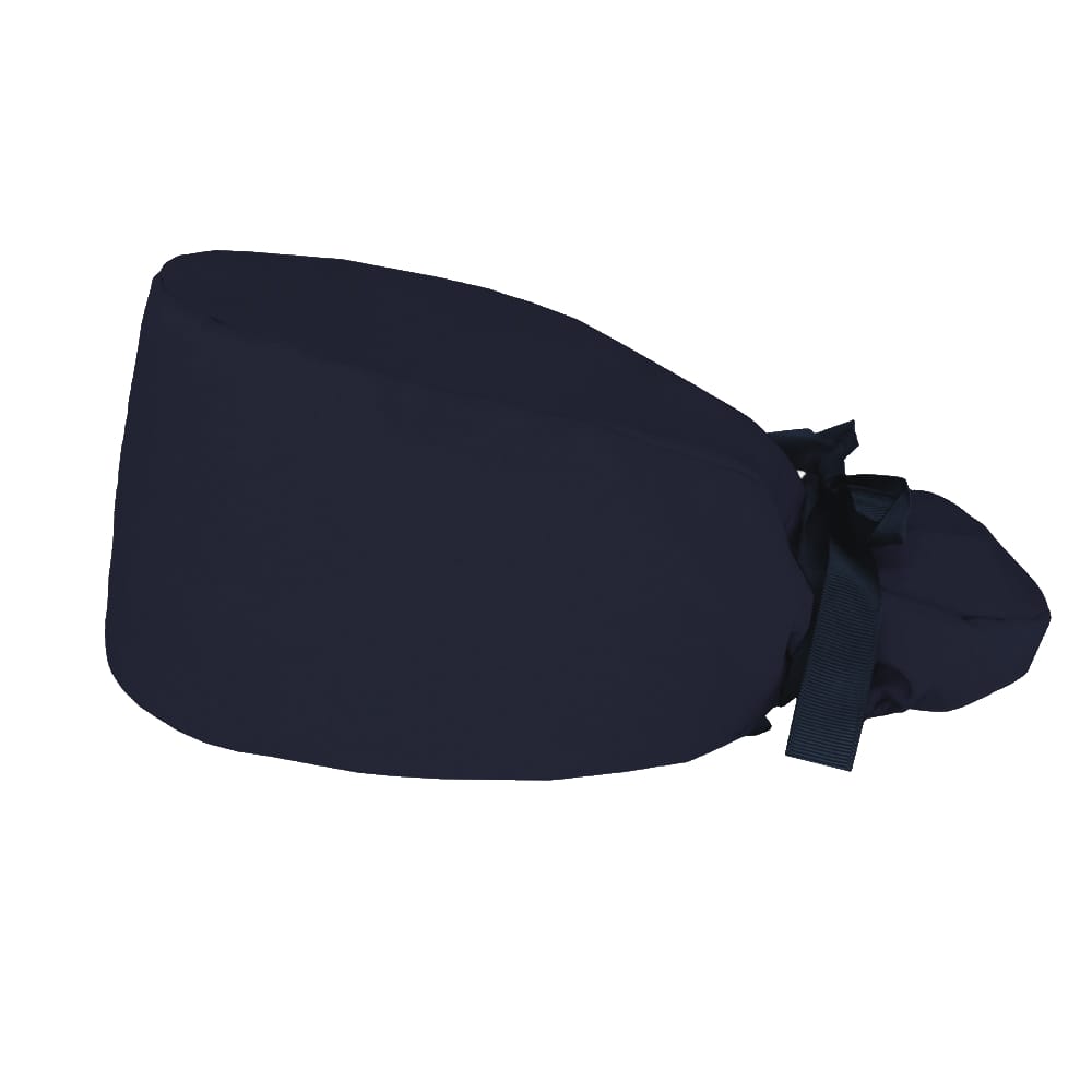 Calot cheveux longs PONYTAIL - Bleu uni